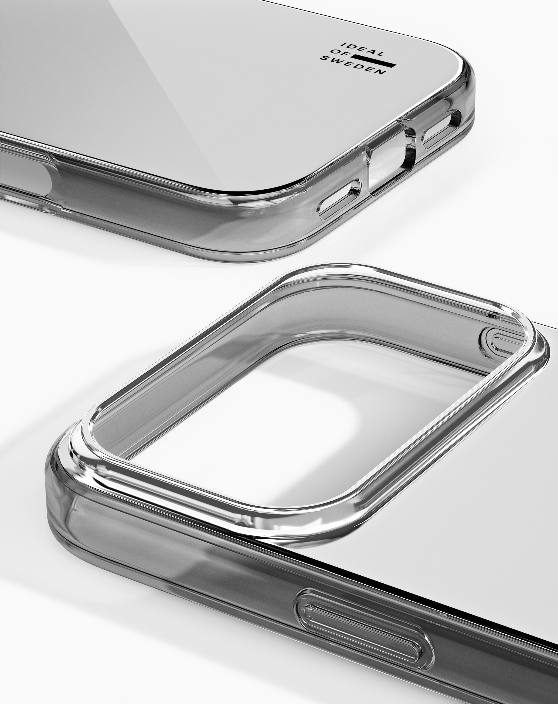 iPhone 17 Pro MagSafe Hardcase Hülle Mirror Case Recycled (IDMRCMS-I2561P-477) - Silber