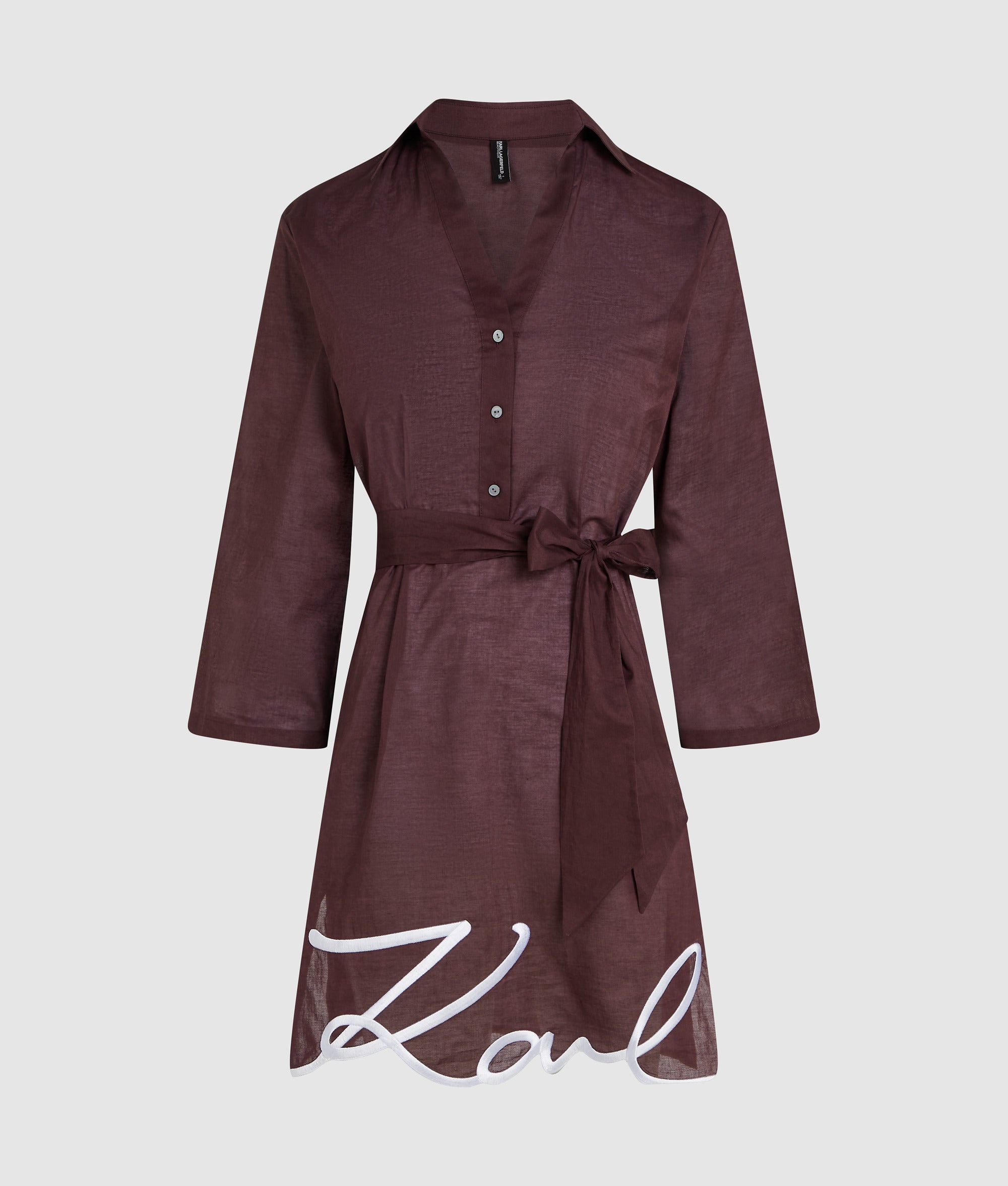 K/Signature beachwear overhemdjurk