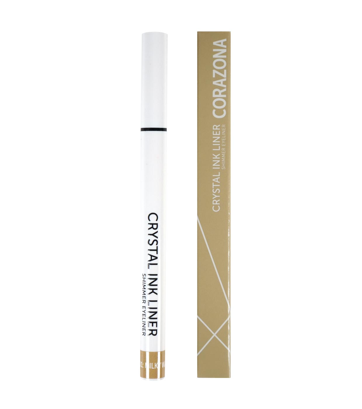 CORAZONA  - Delineador Crystal Ink Liner - Milky Way