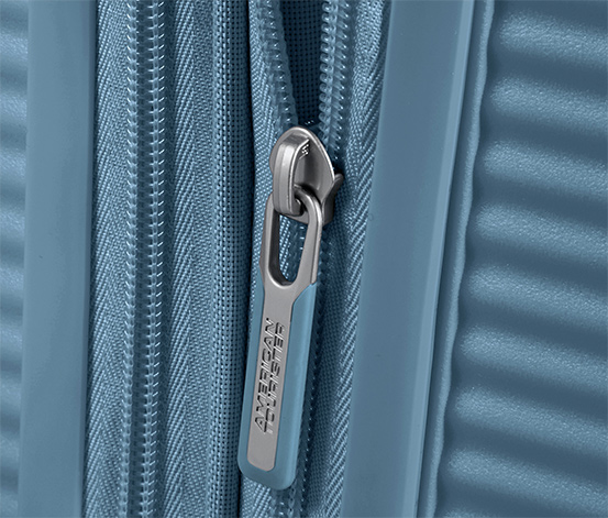American Tourister Hartschalen-Koffer »Soundbox« Spinner 55, stone blue