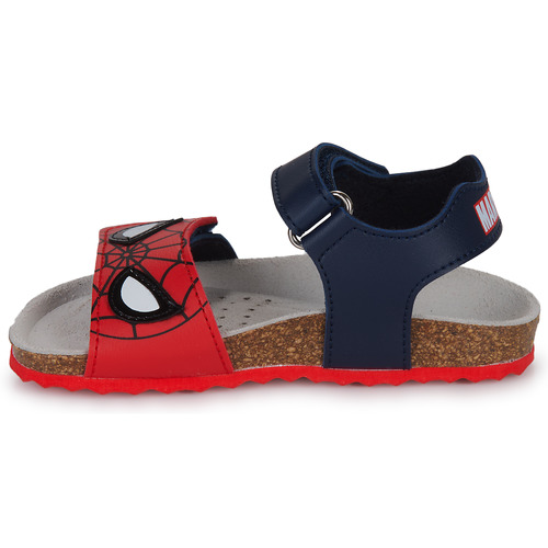 Geox - B SANDAL CHALKI BOY - Marine / Rouge