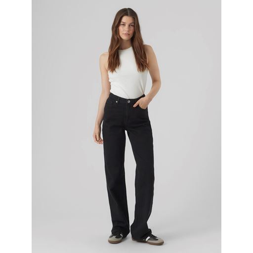 Vero Moda Tessa High Rise Jeans, Black, W28/L32
