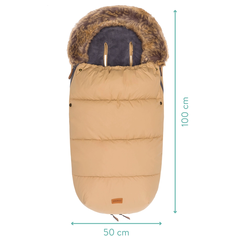 fillikid Winterfußsack Manaslu Polyester cappuccino
