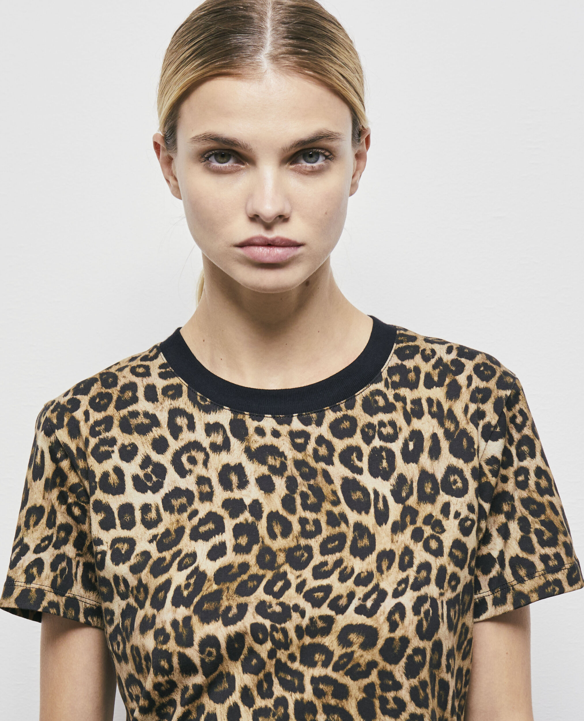 T-shirt léopard
