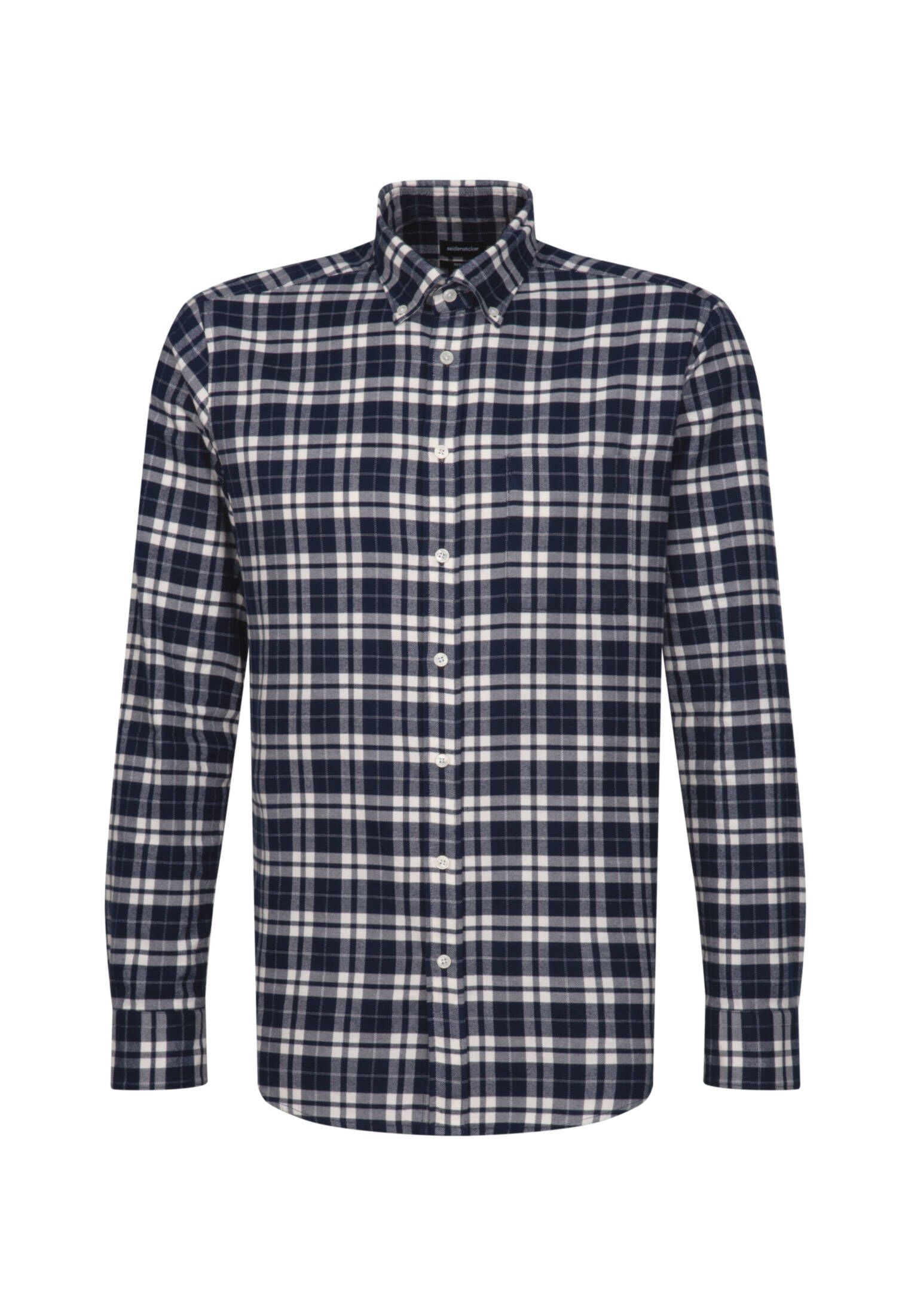 Seidensticker| Herren Casual Hemd Schwarze Rose