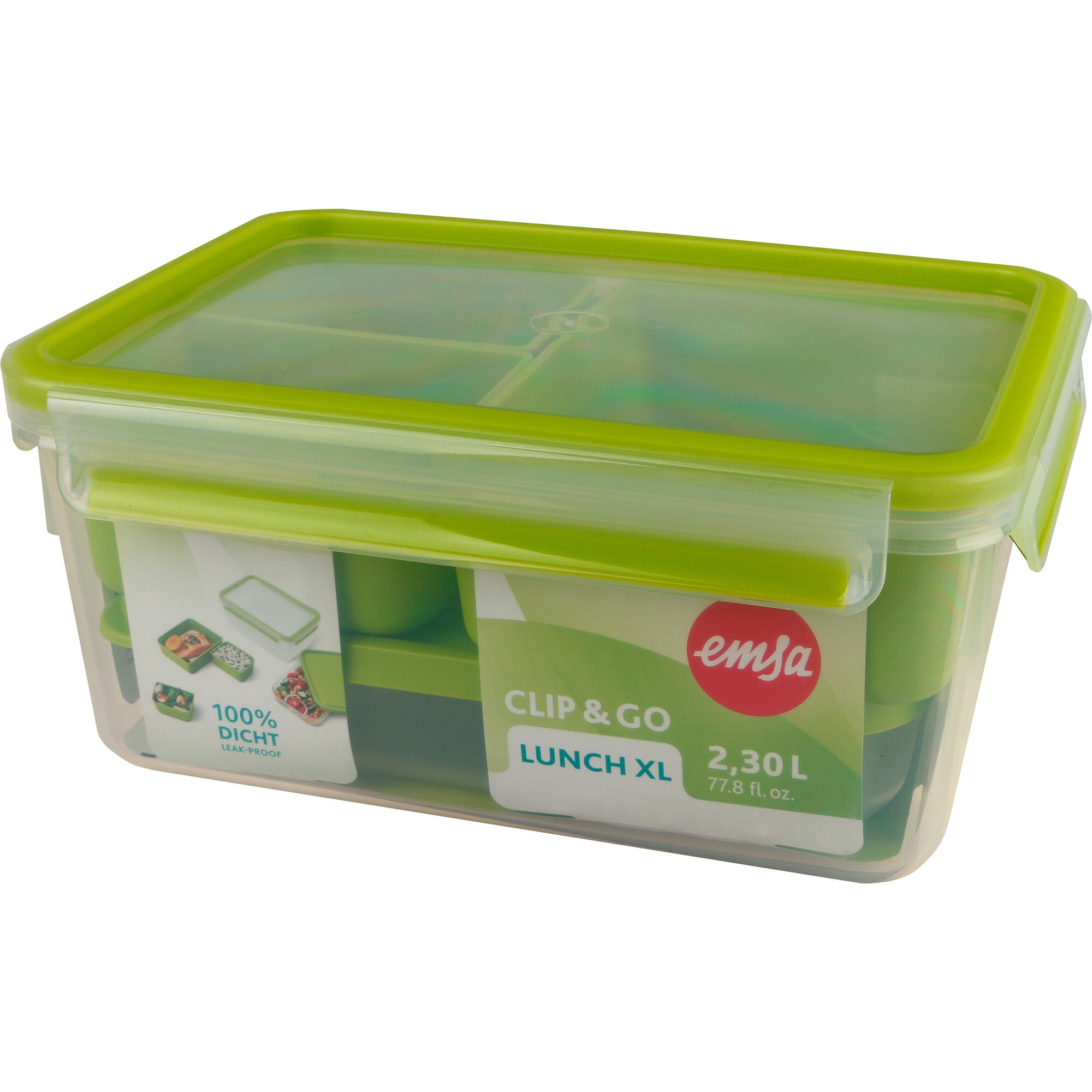 Emsa Lunch-Box CLIP & GO Lunchbox XL