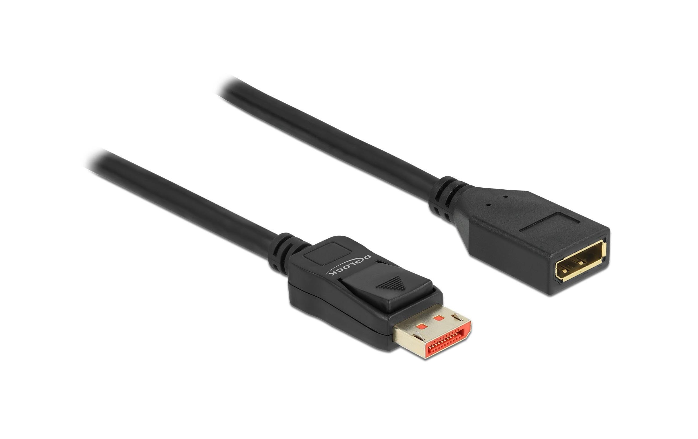 Verlängerungskabel DisplayPort - DisplayPort, 3 mDisplayPort Verlängerungskabel 8K 60 Hz 3 m