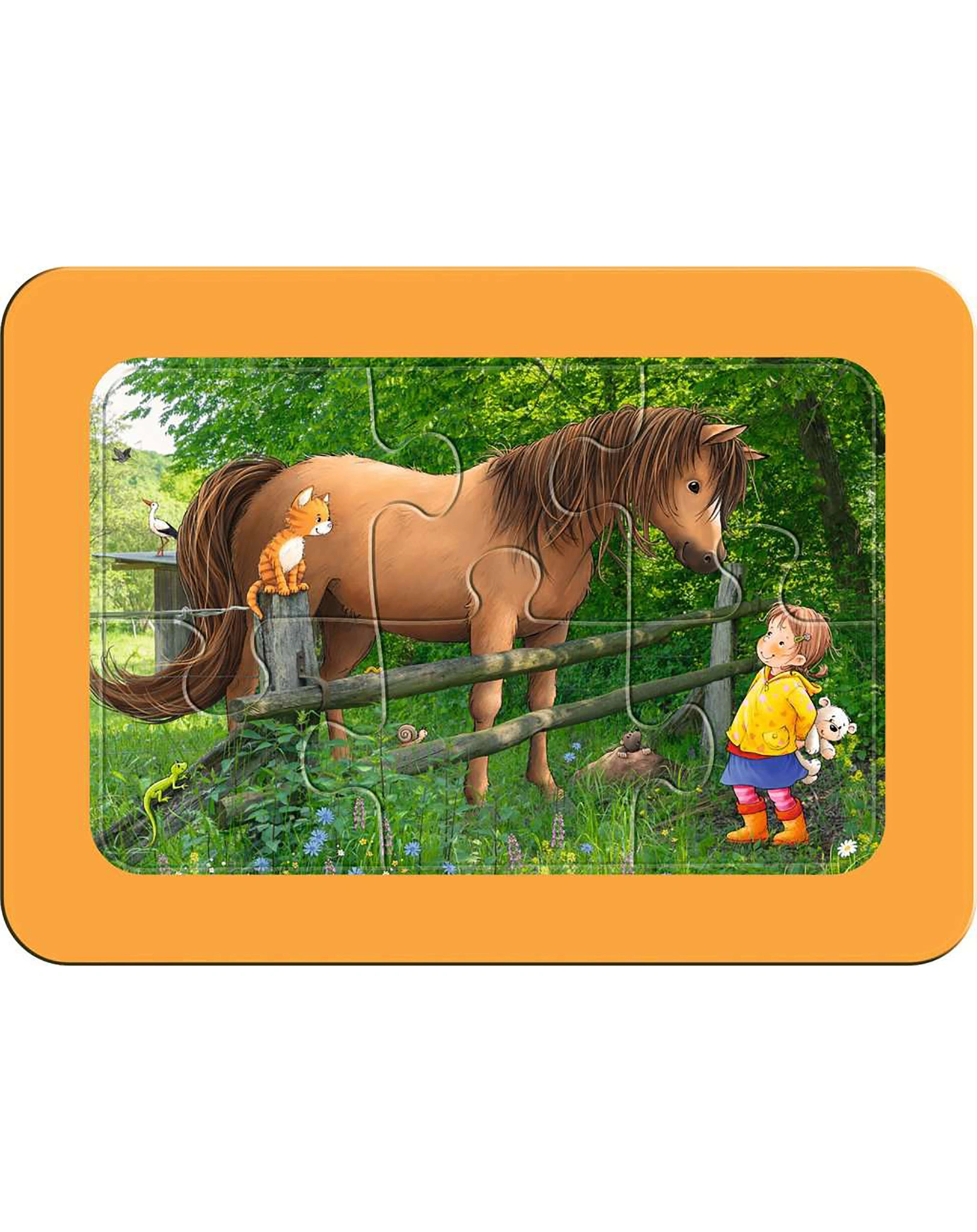 Rahmenpuzzle MY FIRST PUZZLE – LOTTA AUF DEM BAUERNHOF 3x6-teilig