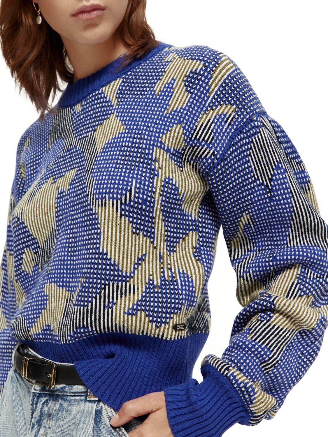 Scotch & Soda| Damen Strickpullover ABSTRACT JACQUARD