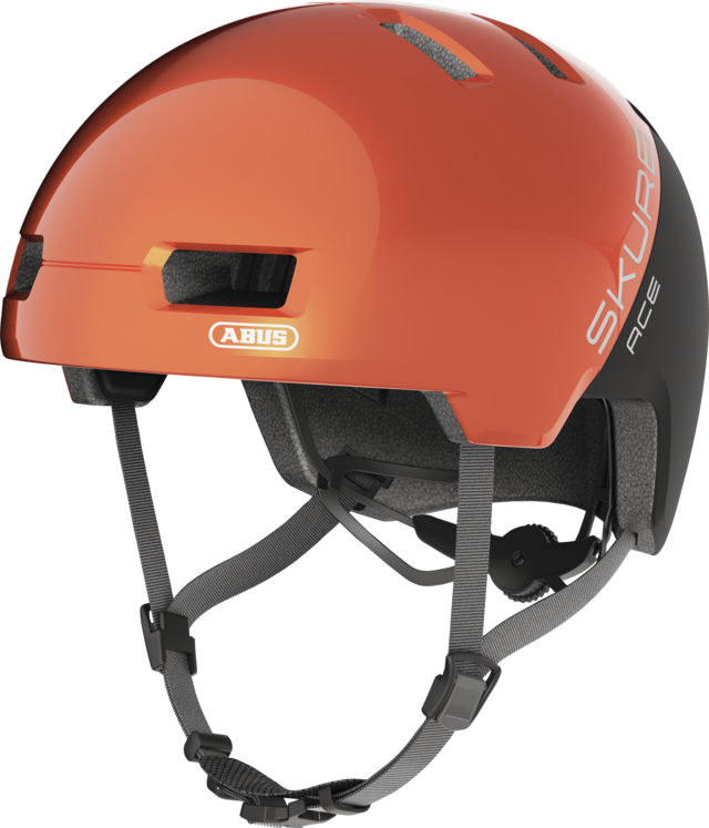 ABUS Skurb Ace Cykelhjelm Goldfish Orange