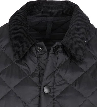 Barbour Heritage Liddesdale Quilted Jas Zwart MQU0240-BK11 kopen