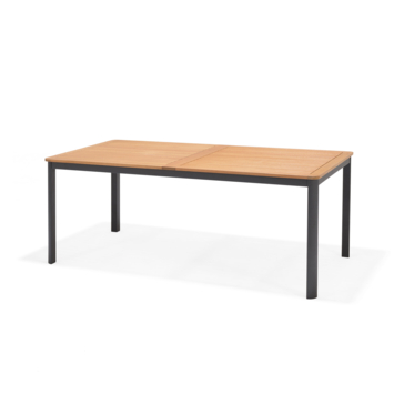 Wakefield eettafel Lyonn grijs aluminium 180x89,3 cm