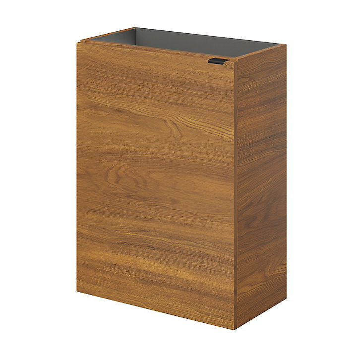 Meuble lave mains à suspendre GoodHome Imandra décor noyer L. 44 x H. 55 x P. 23 cm