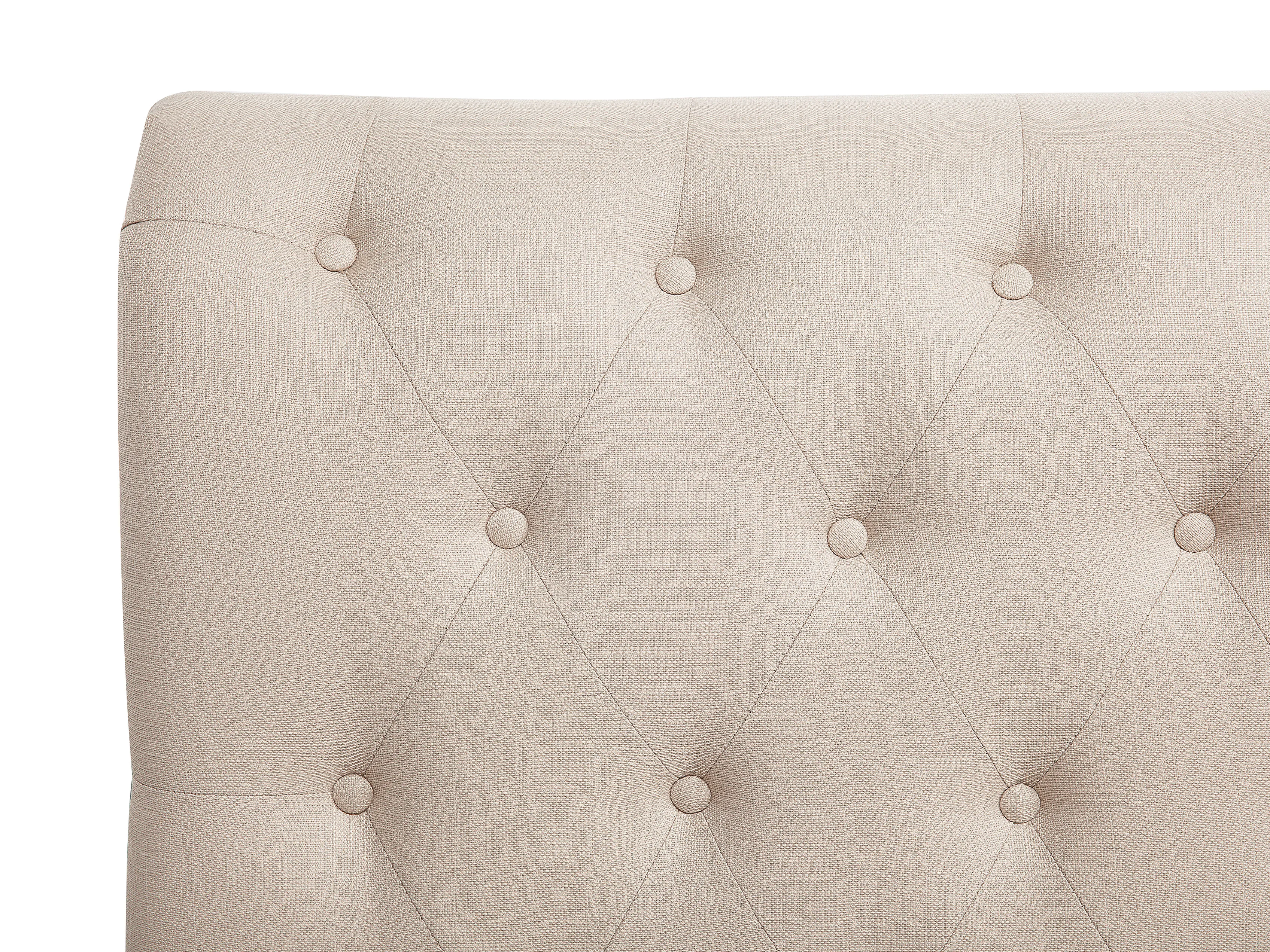 Bed Stof REIMS 180 x 200 cm Beige