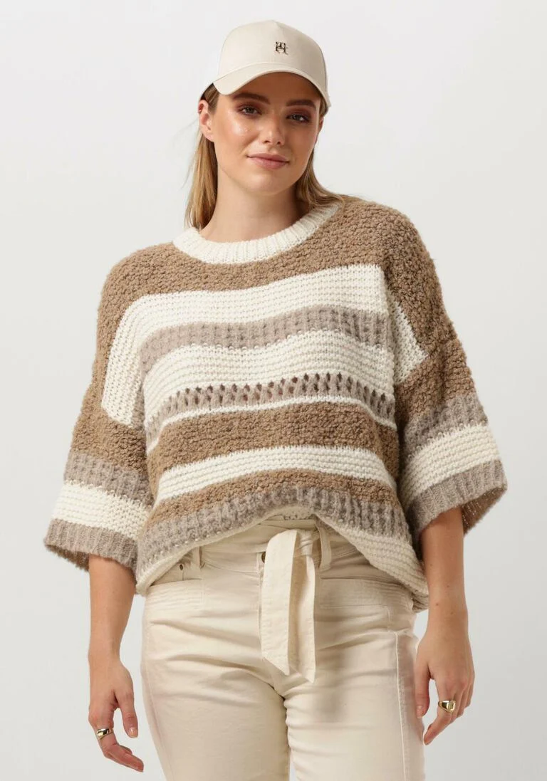 SUMMUM multi summum trui boxy sweater multi yarn mix knit