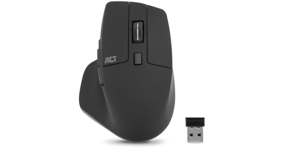 ACT ConnectivityDraadloze muis  (Zwart, 1000 - 2400 DPI)