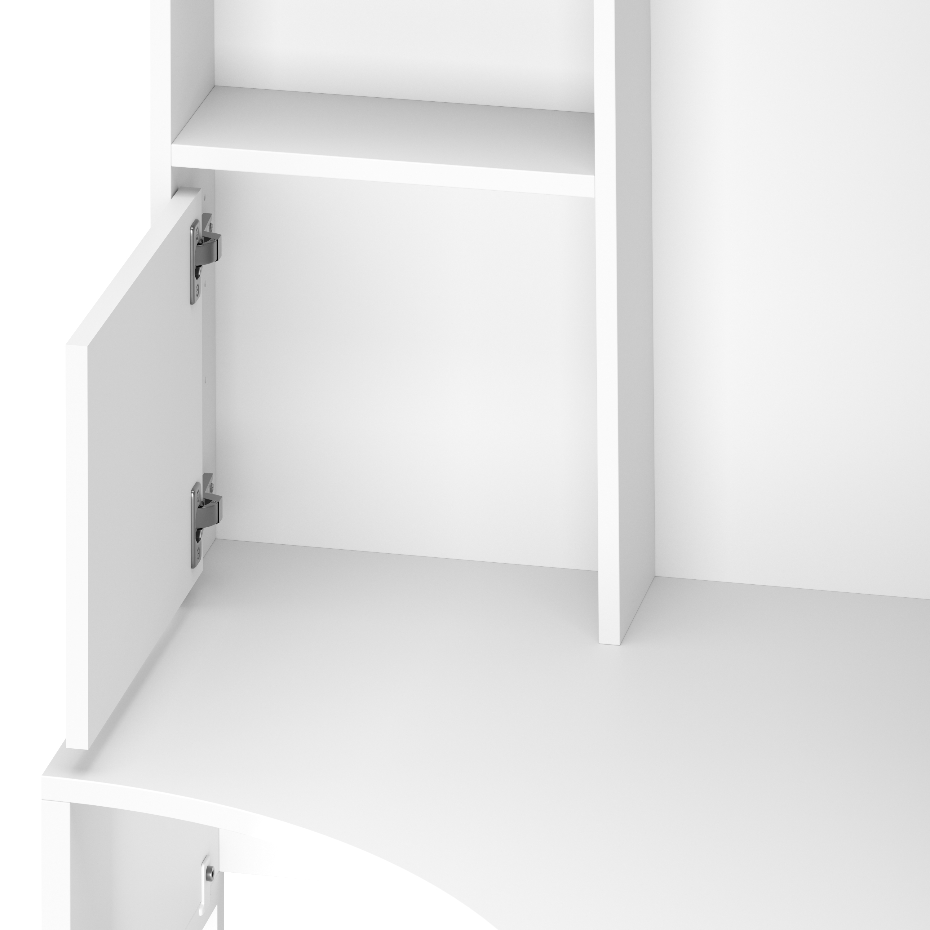 Eckschreibtisch EMIL 85 x 85 x 142 cm weiss
