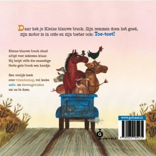 Uitgeverij gottmer kartonboek kleine blauwe truck