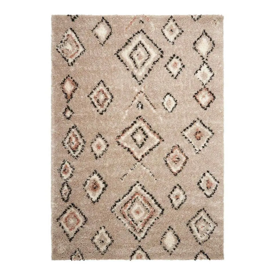 Interieur05 Berber Vloerkleed Ikat grijs/beige - 150 x 80 cm