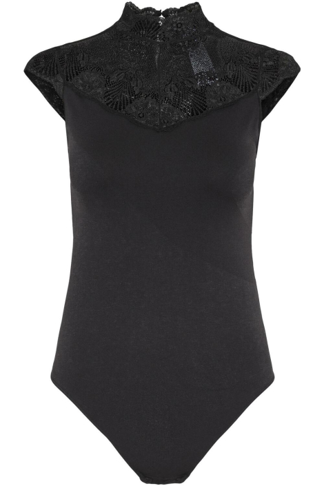 Pieces zwarte dames top