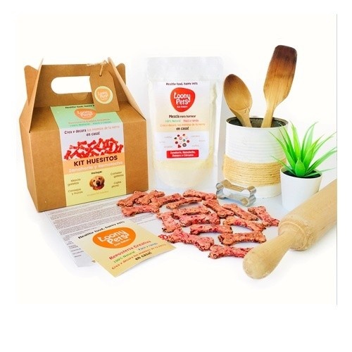 Kit de confeitaria para cães Loonypets: ossos e cenoura