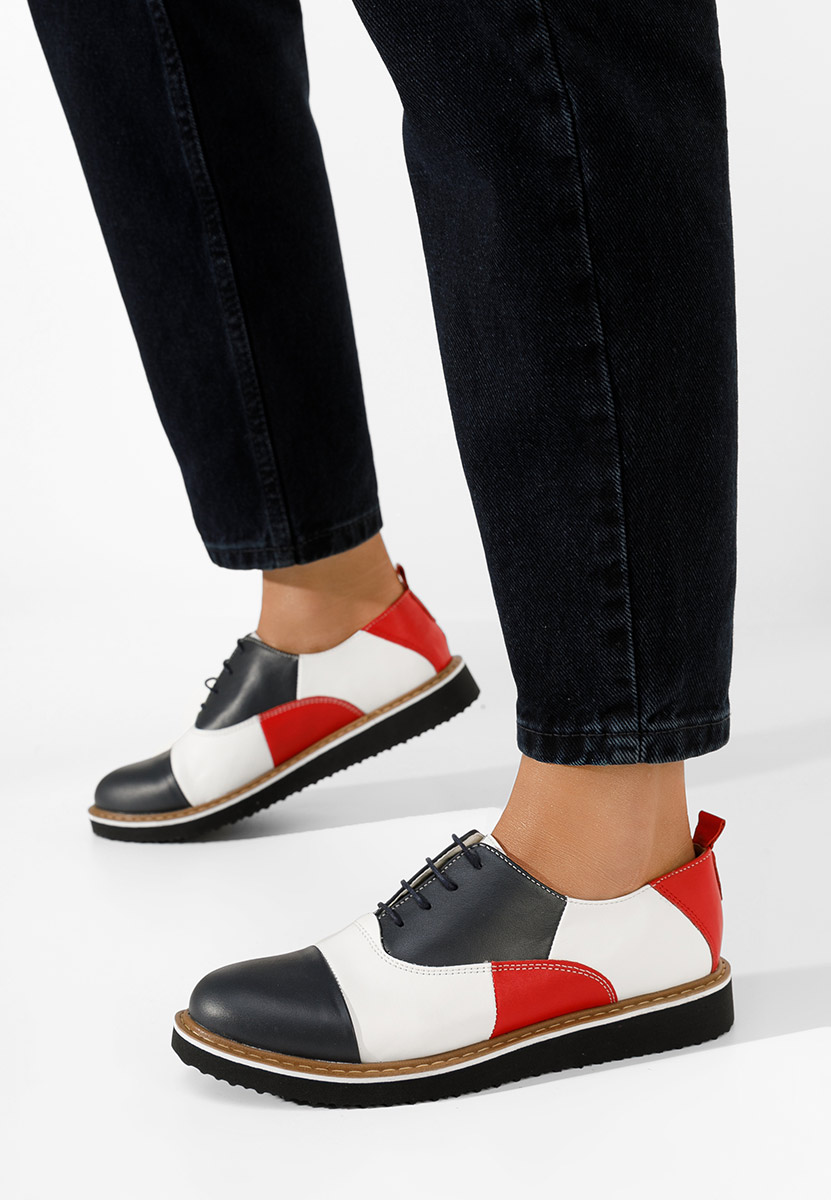 Chaussures derby en cuir multicolores Seina V2