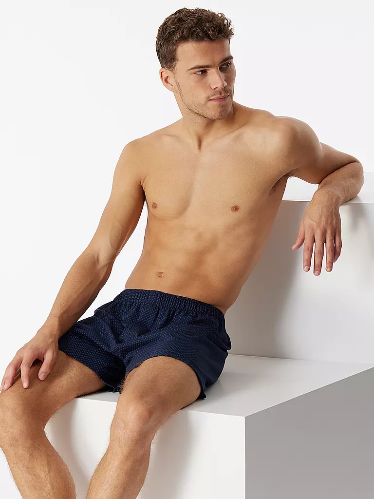 SCHIESSER Boxershorts NOS dunkelblau blau