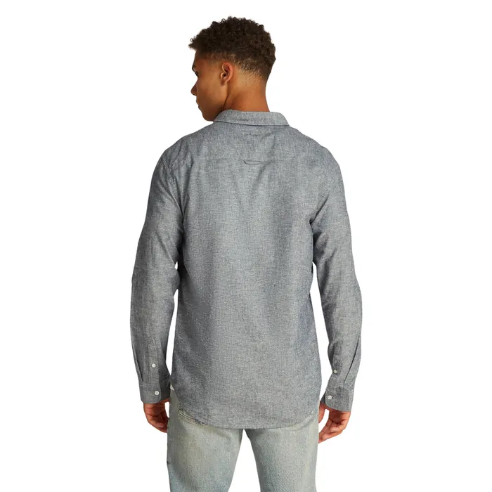 Tommy Hilfiger Regular Fit Linnen Blend Overhemd Heren