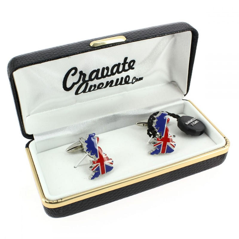 Boutons de manchette, Grande bretagne et Union Jack