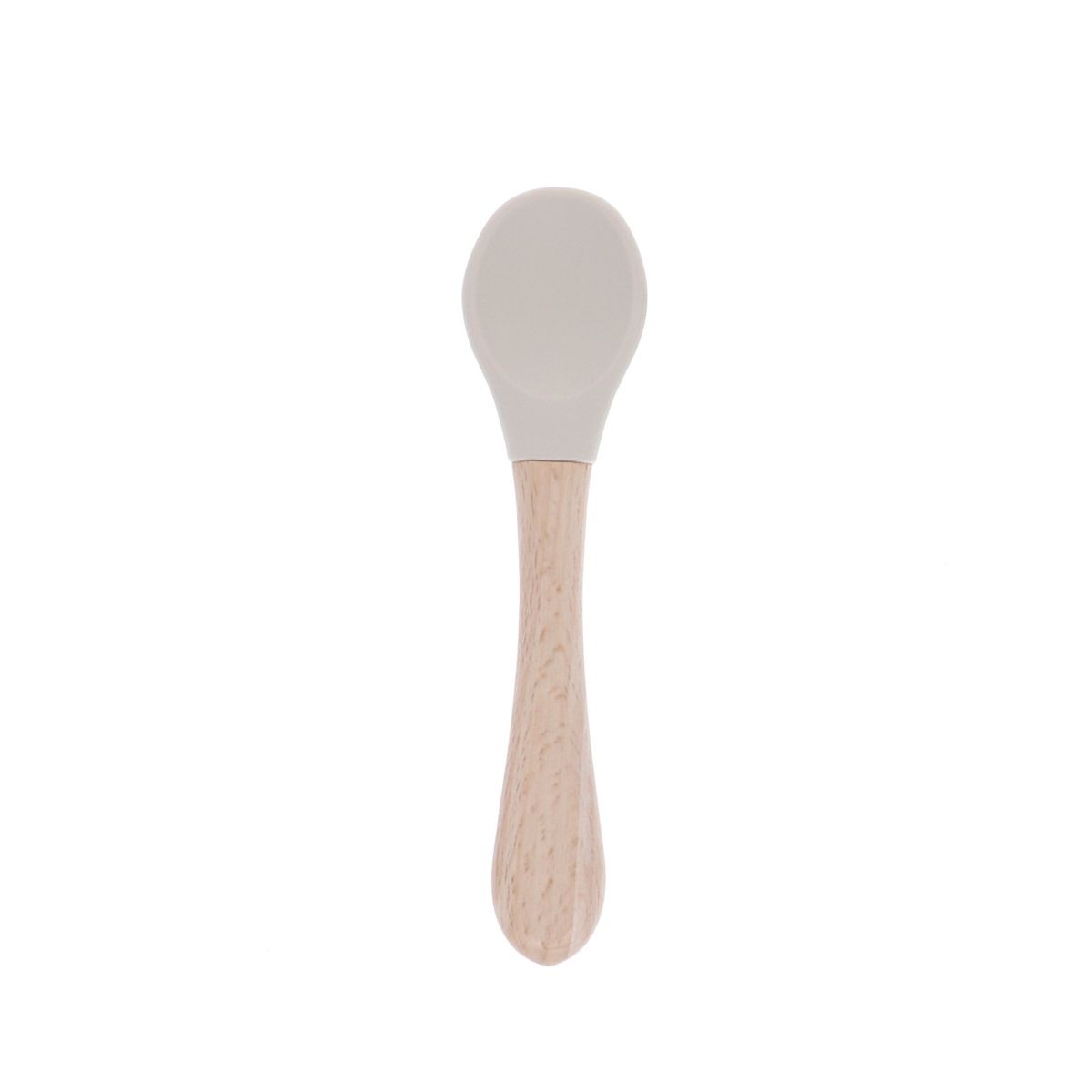 Cuillère silicone beige Pause goûter