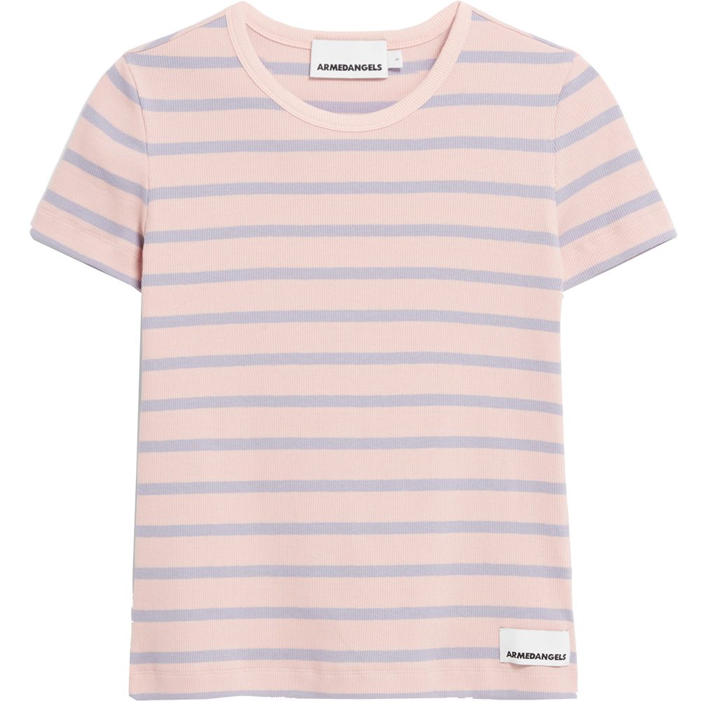 Armedangels Kardaa Stripes T-Shirt Damen rosalilly