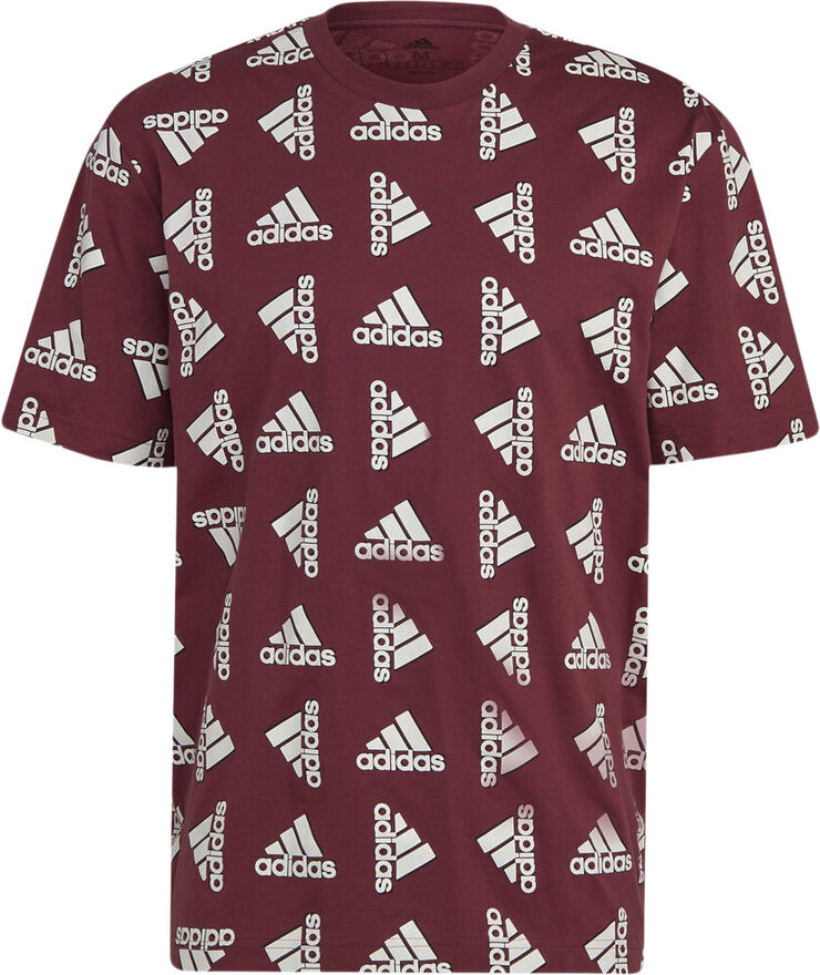 adidas Essentials Loose Giant Logo T-shirt Rød