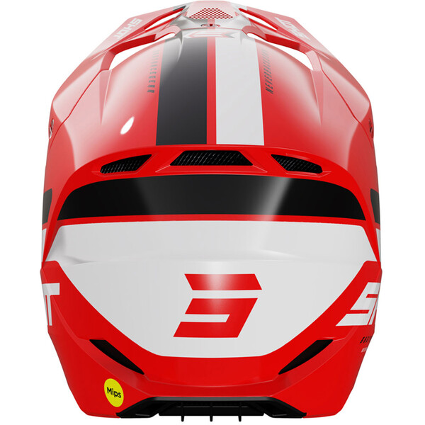 Shot - Casque Race Iron Rouge / Blanc / Noir / Brillant