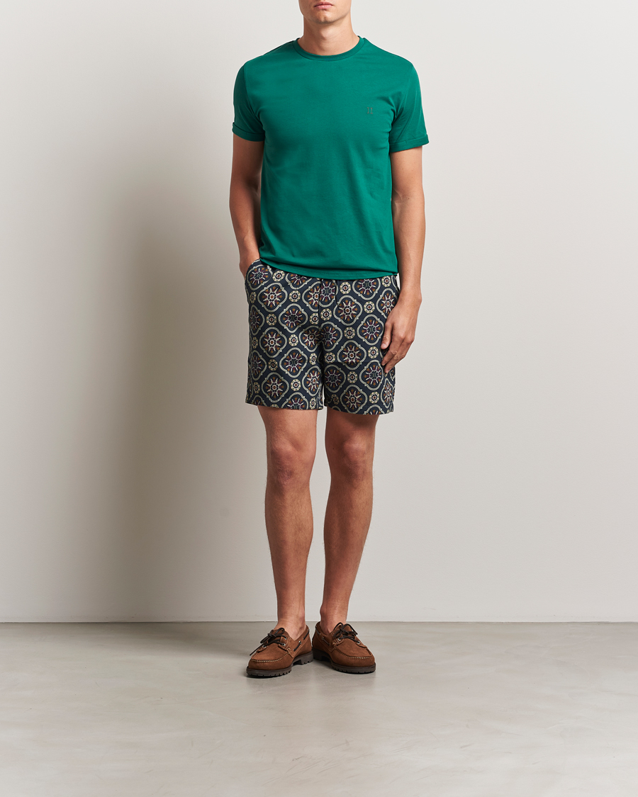 Les Deux Norregaard Contrast T-Shirt Evergreen