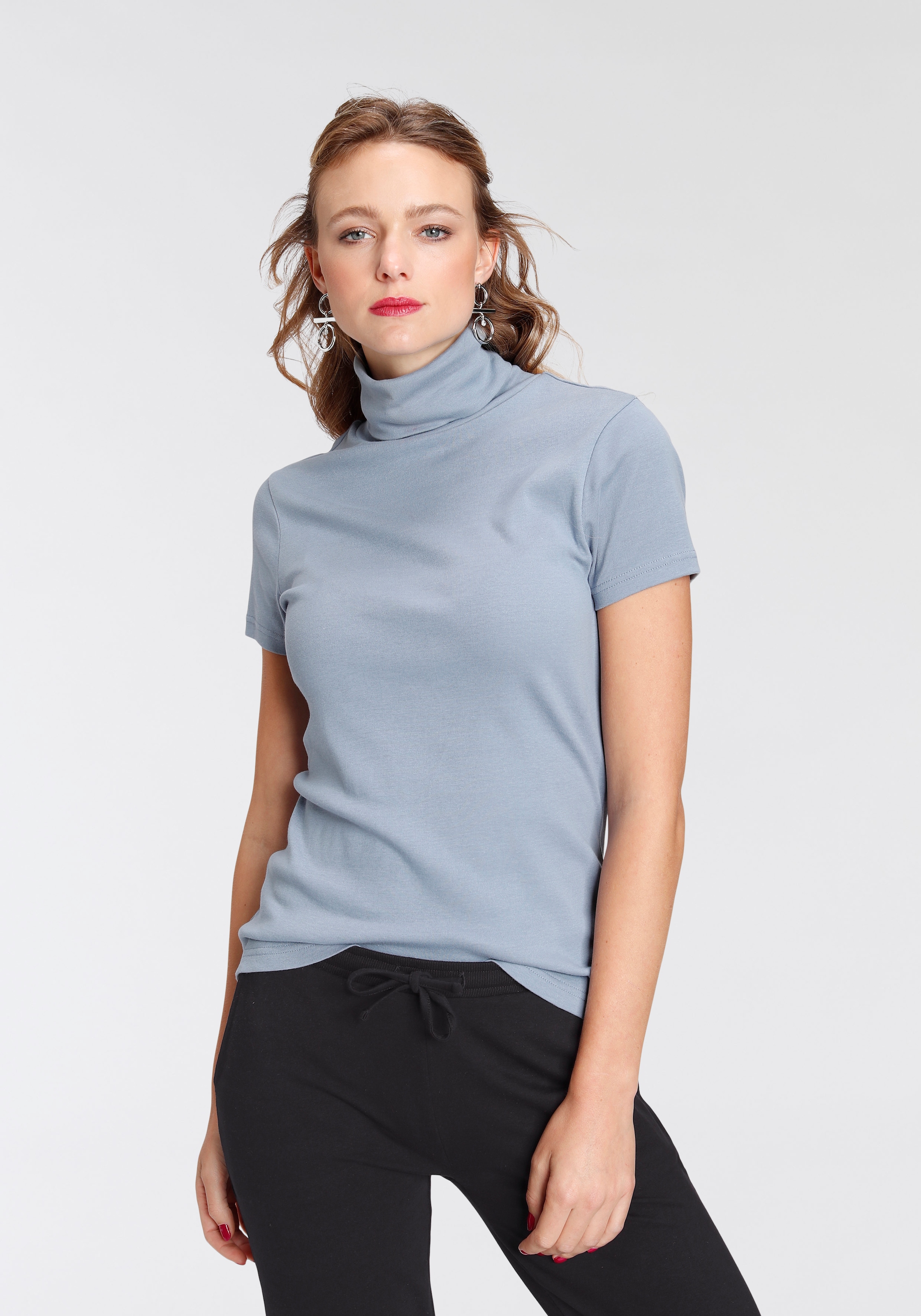 Flashlights Rollkragenshirt, 2 Stk. eng geschnitten,  aus elastischem Material,  im 2er-Pack
