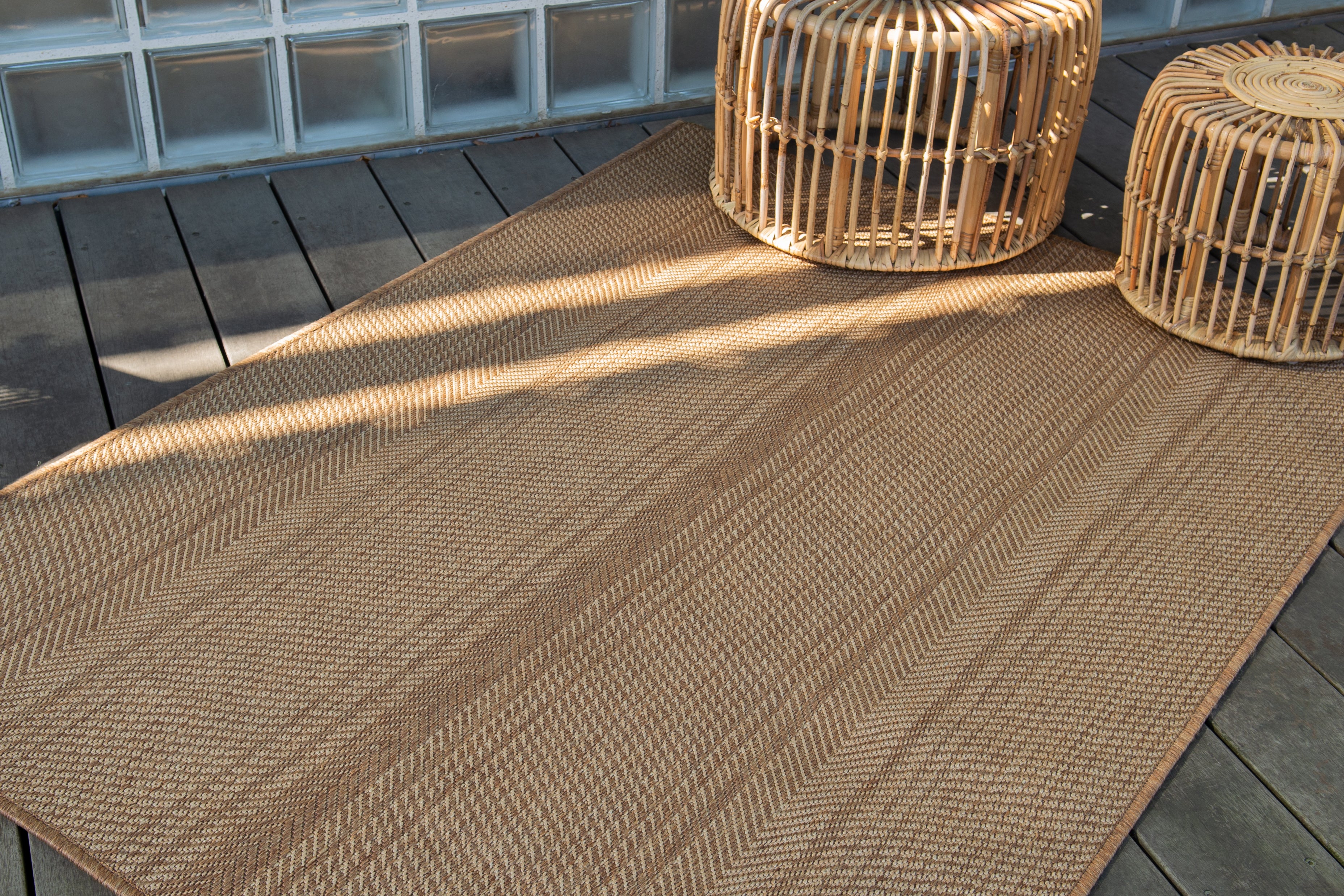 Tapis intérieur - cosy - 160 x 200 cm - marron - cezare