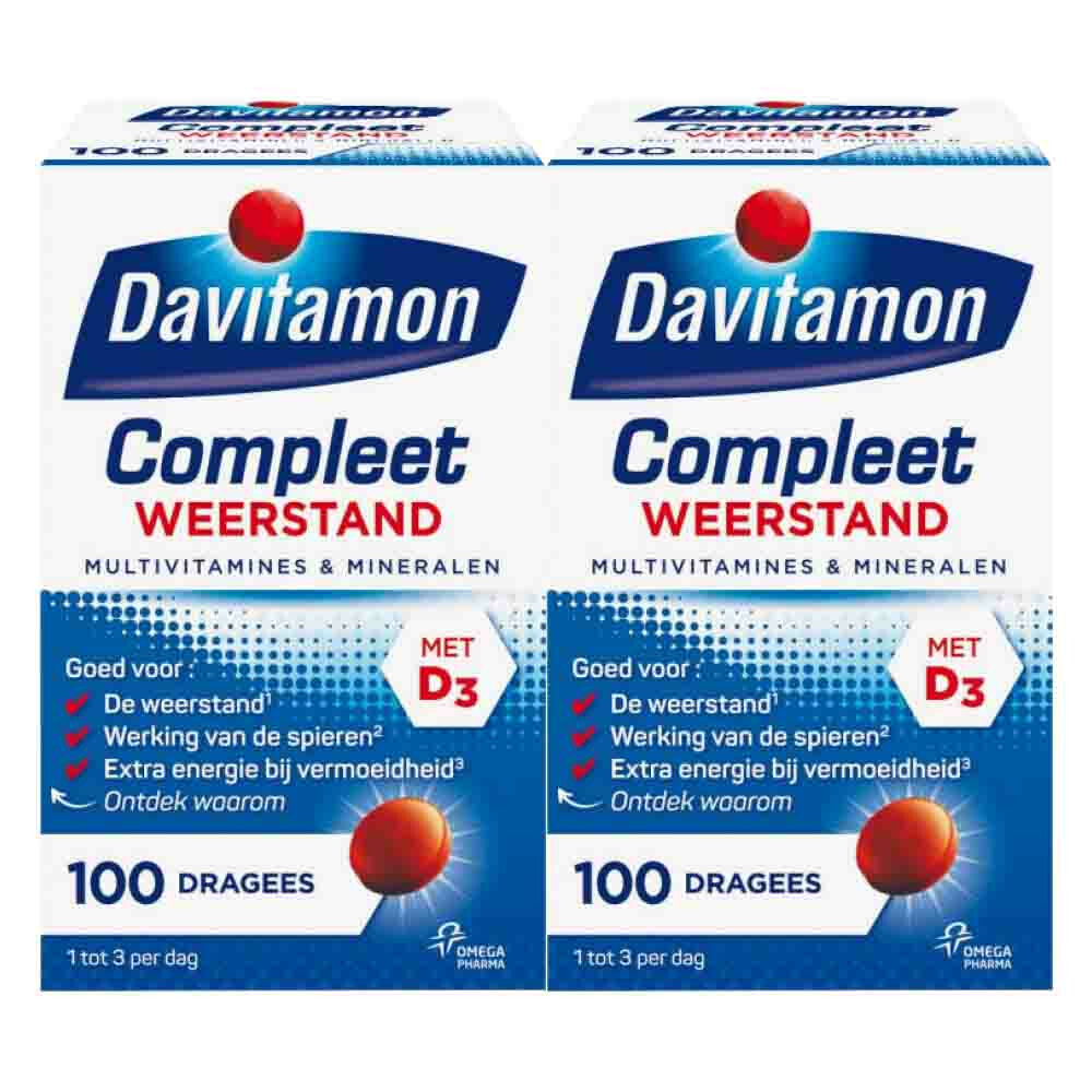 2x Davitamon Compleet Weerstand100 stuks