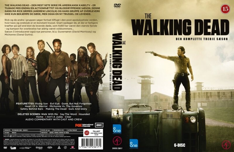 The Walking Dead - Sæson 3 - DVD