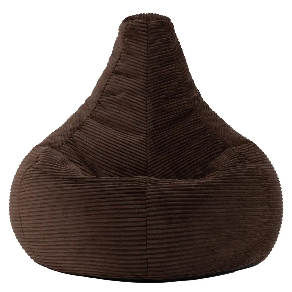 Set van 2 icon Zitzak Dalton - Corduroy Zitzak Volwassenen - Bruin