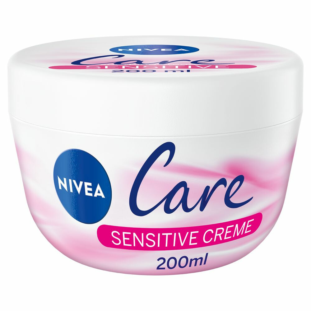 3x Nivea Care Bodycrème Sensitive200 ml