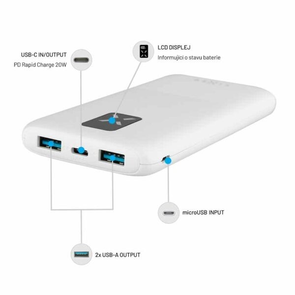 Fixed - Zen USB-C PD 20W Power Bank 10.000 mAh