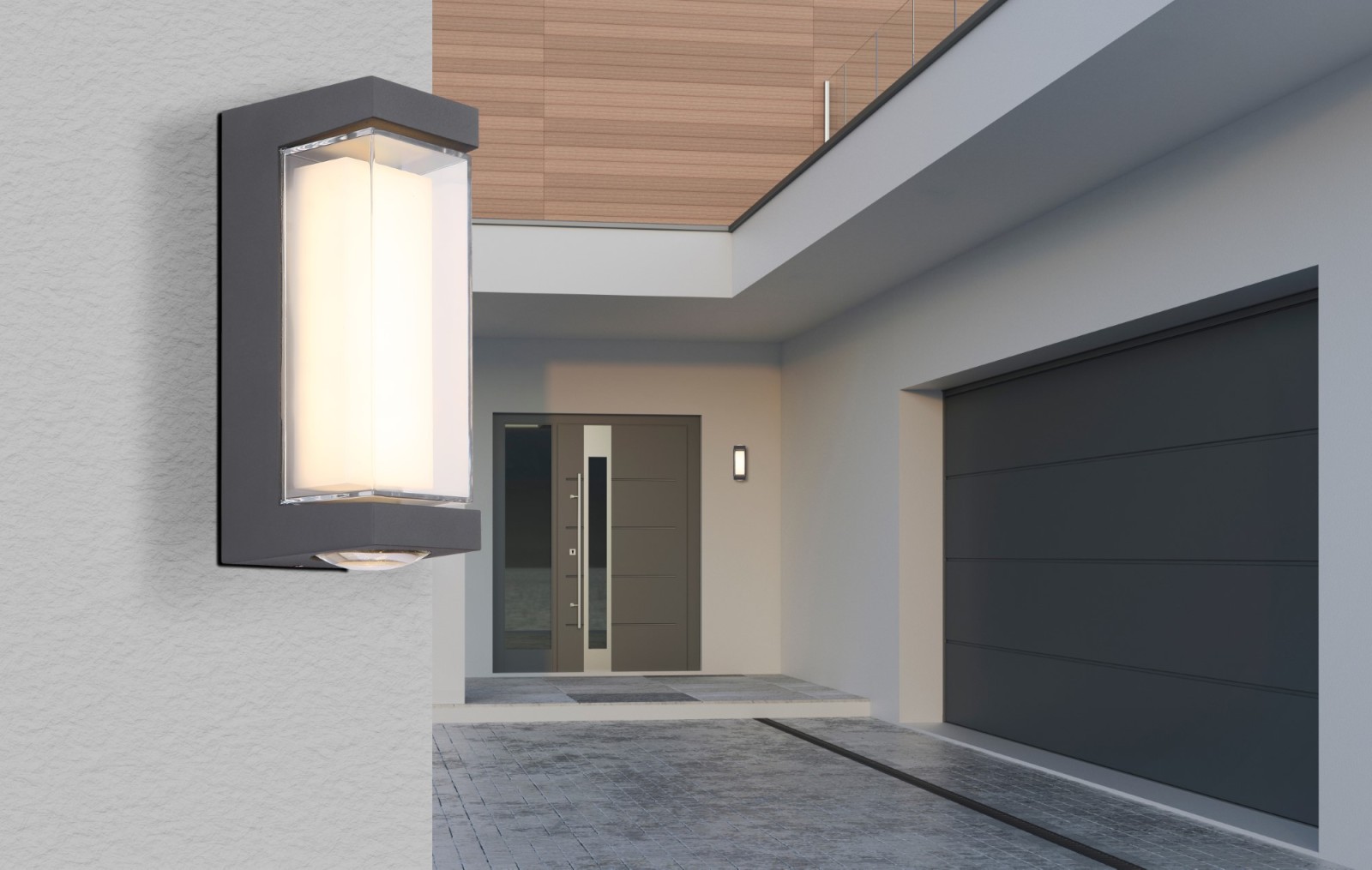 LED-Außenleuchte - anthrazit matt - 18,7 cm