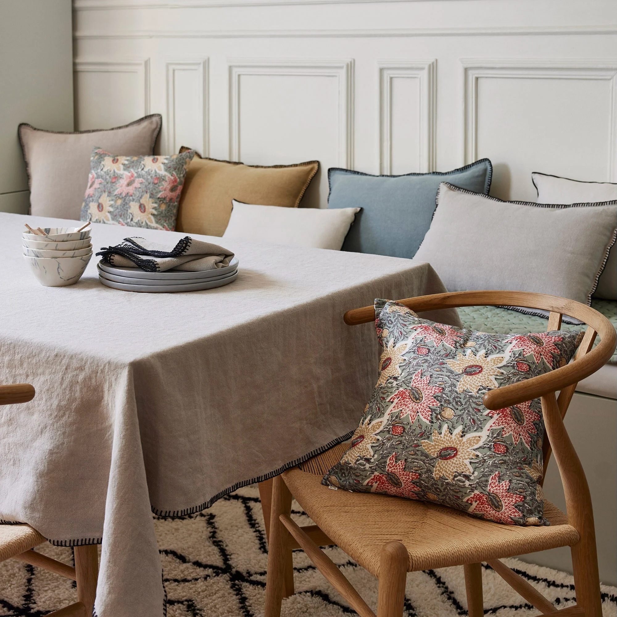 KEYA - Housse de coussin | Vert