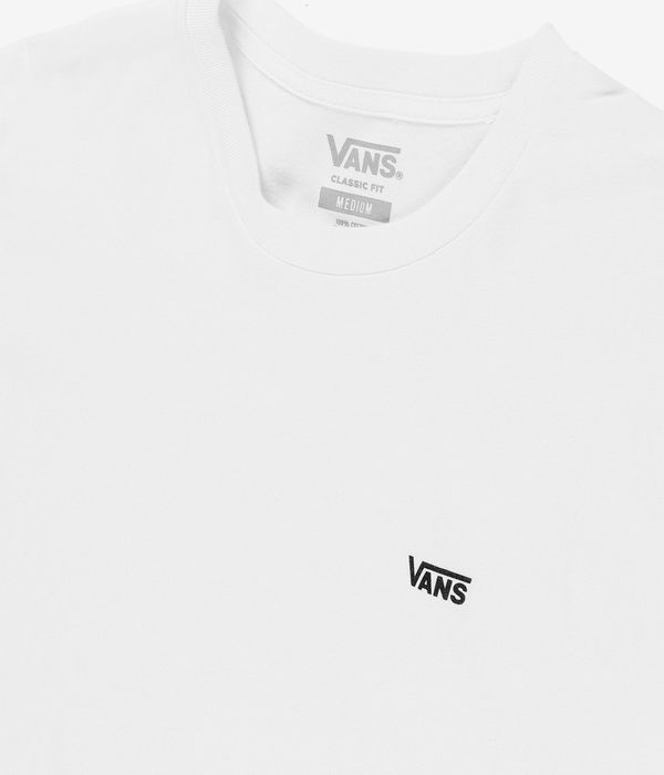 Vans Left Chest Logo T-Shirt (white black)
