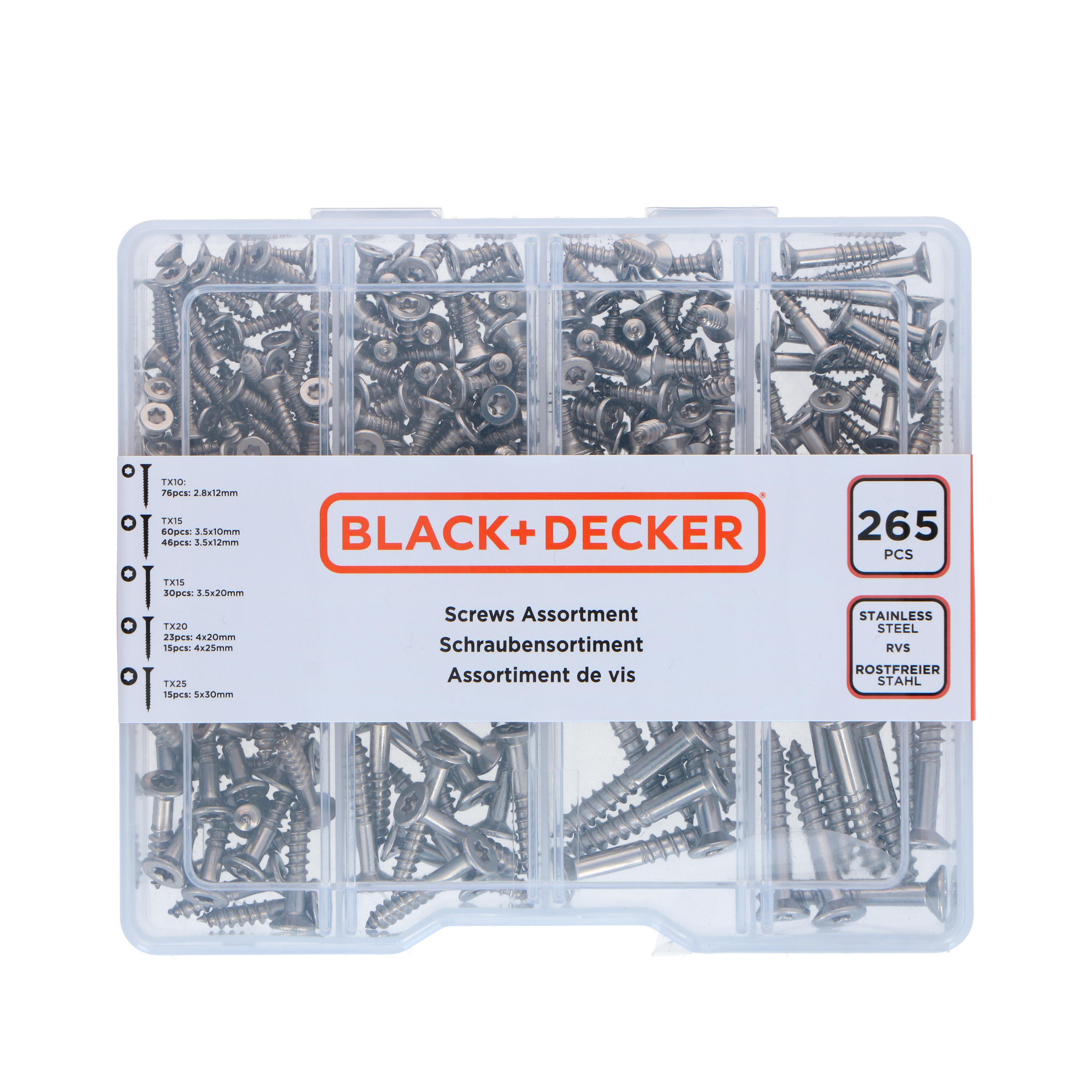 Schrauben Torx Set 265-teilig