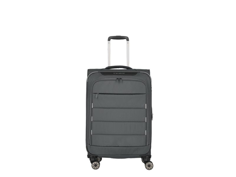 travelite Skaii Trolley M erweiterbar, Grau Reisekoffer