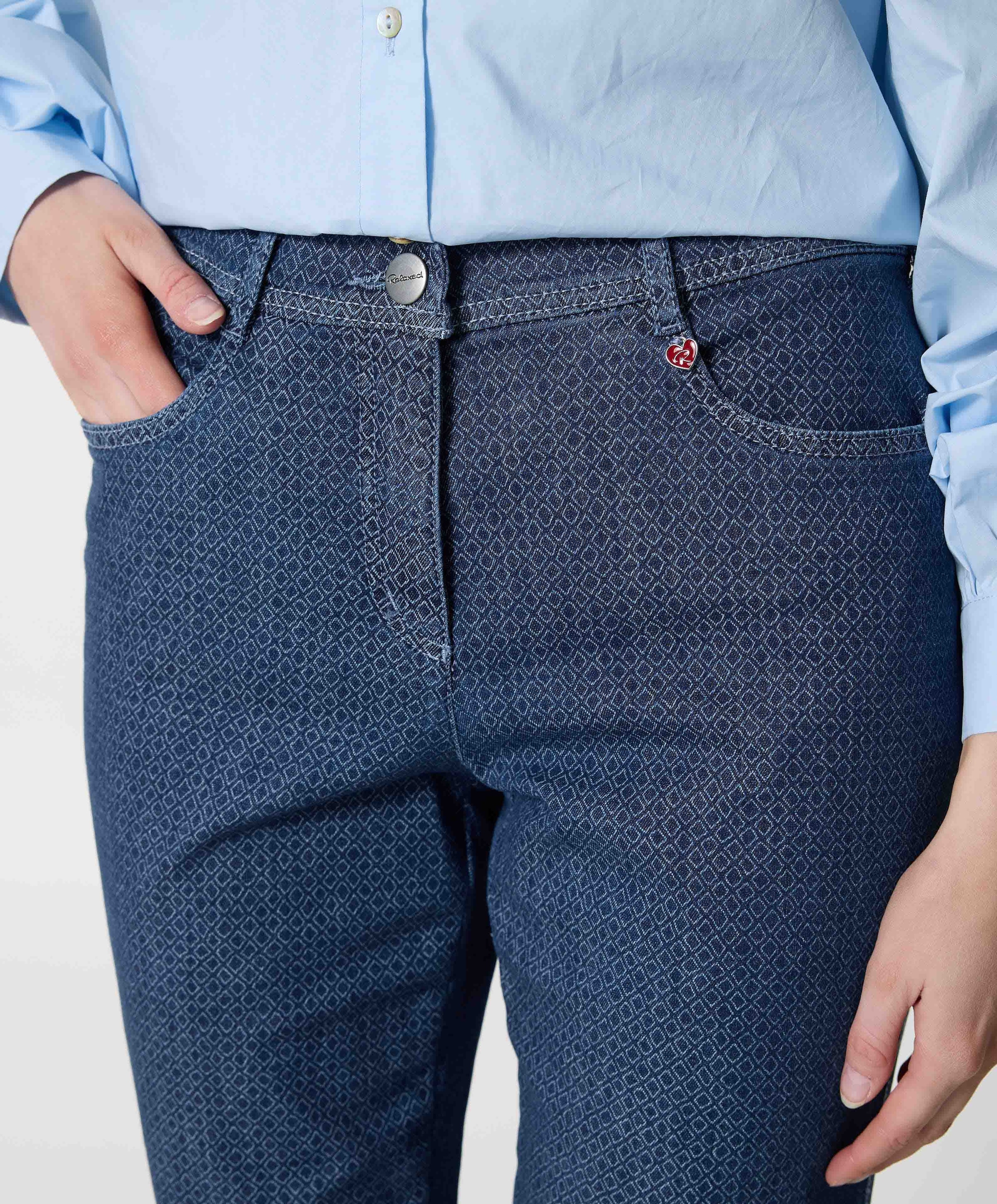 Relaxed by Toni My Beauty dames jeans blauw