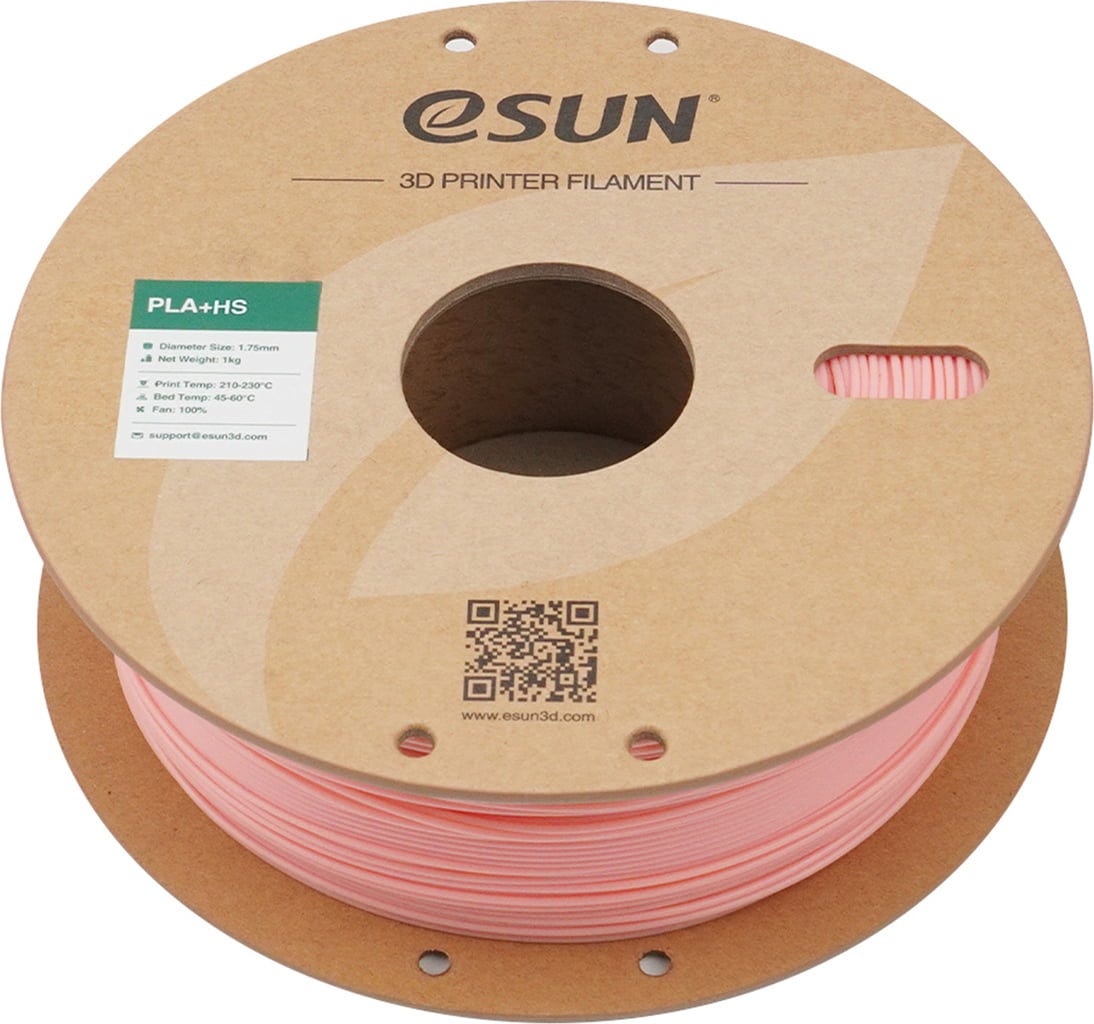eSUN  PLA+HS Soft Pink, 1,75 mm / 1000 g    PLA Filament für den Hochgeschwindigkeitsdruck in Soft Pink