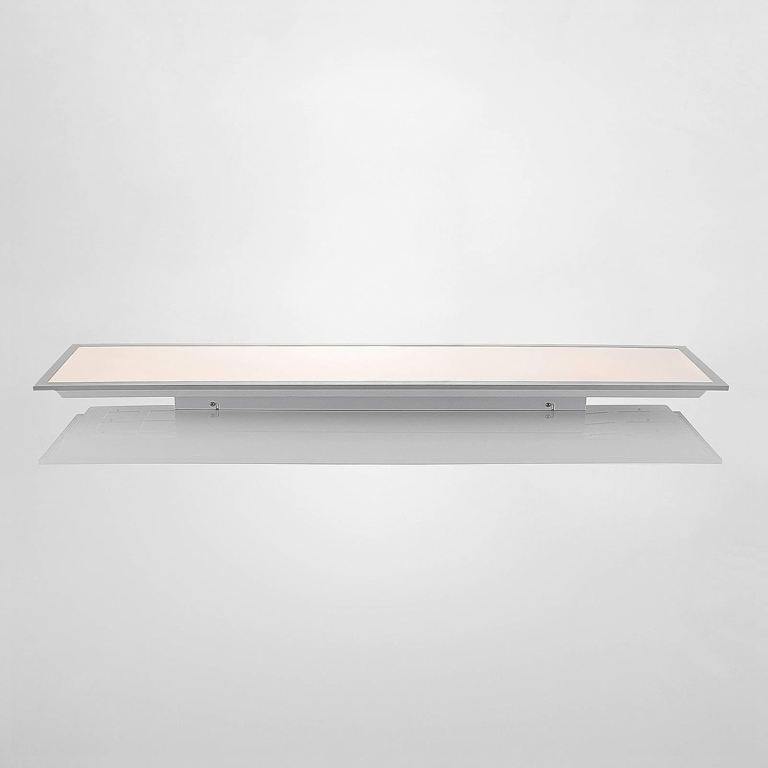 Lindby LED Panel Stenley dimmbar mit Leselampe (Modern) in Weiß (1 flammig,) - Bürolampe Deckenlampe Deckenleuchte Lampe Küchenleuchte