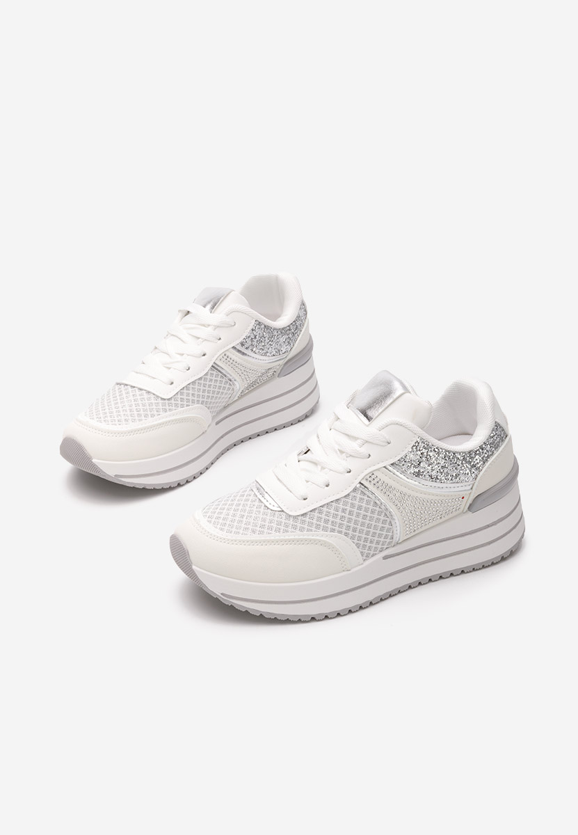 Baskets à plateforme blancs Enabella